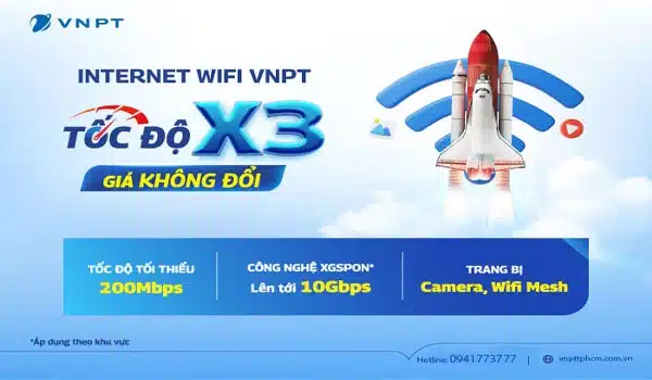VNPT ra mắt các gói cước Internet mới: Tốc độ x3 giá không đổi